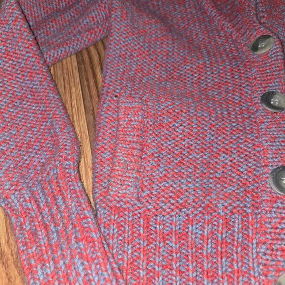 [Y2K Fashion] American Eagle Cardigan Sweater Chunky Knit Womens Medium - 2009 - Picture 6 of 9